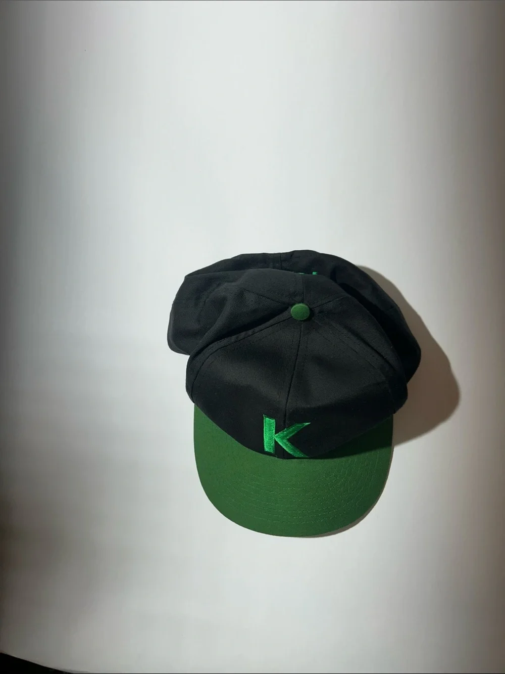 Vintage Kool K-Embroidered Black Baseball Cap